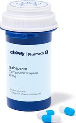 Gabapentin Compounded Capsule, 25 mg, 1 capsule for Veterinary use