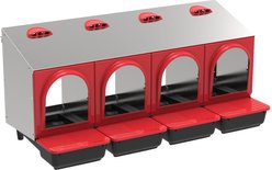 My Favorite Chicken 4-Hole Metal Rollout Chicken Nest Box