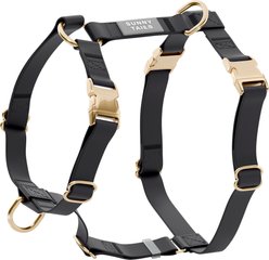 Sunny Tails Cloud Lite Waterproof Metal No-Pull Dog Harness, Ember Black, Large: 26 to 38-in chest