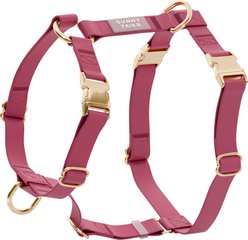 Sunny Tails Cloud Lite Waterproof Metal No-Pull Dog Harness, Mulberry Burgundy, Small: 15 to 21-in chest