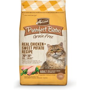 Merrick Purrfect Bistro Grain-Free Real Chicken + Sweet Potato Recipe Adult Dry Cat Food, 12-lb bag