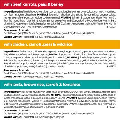 Show full view: Purina Beneful Freshly Prepared Blends Variety Pack Wet Dog Food, 10-oz, case of 6 slide 6 of 10