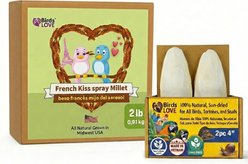 Birds LOVE Premium Millet Seeds Bird Food with 4-in Cuttlebone, 2-lb box, 2 count