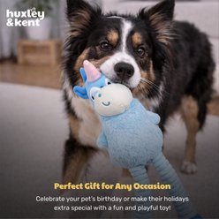 Huxley & Kent Lankies Luna Unicorn Squeaky Plush Dog Toy, Blue, Large slide 2 of 8