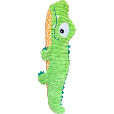 Huxley & Kent Huxley & Kent Fetchies Gus Gator Squeaky Plush Dog Toy, Green, Large