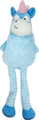 Huxley & Kent Lankies Luna Unicorn Squeaky Plush Dog Toy, Blue, Large