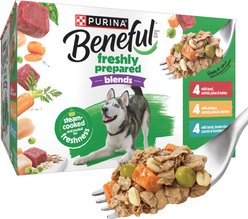Purina Beneful Freshly Prepared Blends Variety Pack Wet Dog Food, 10-oz, case of 12