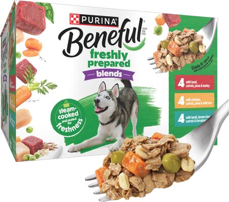 Purina Beneful Freshly Prepared Blends Variety Pack Wet Dog Food, 10-oz, case of 12