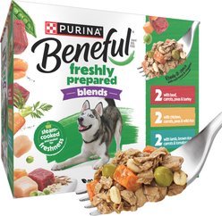 Purina Beneful Freshly Prepared Blends Variety Pack Wet Dog Food, 10-oz, case of 6
