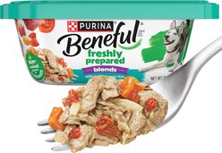 Purina Beneful Freshly Prepared Blends with Lamb, Brown Rice, Carrots & Tomatoes Wet Dog Food, 10-oz container, case of 8