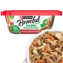 Purina Beneful Freshly Prepared Meals Simmered Beef Entree with Carrots, Barley, Wild Rice & Spinach Wet Dog Food, 10-oz, case of 8