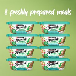 Purina Beneful Freshly Prepared Meals Savory Rice & Lamb Stew with Peas & Carrots Wet Dog Food, 10-oz, case of 8 slide 2 of 8
