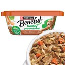 Purina Beneful Freshly Prepared Meals Roasted Chicken Recipe with Brown Rice, Carrots & Spinach Wet Dog Food, 10-oz, case of 8