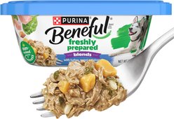 Purina Beneful Freshly Prepared Blends with Turkey, Sweet Potatoes, Brown Rice & Spinach Wet Dog Food, 10-oz container, case of 8