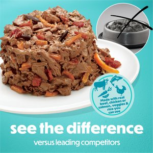 Purina Beneful IncrediBites Adult Variety Pack Chicken Beef & Salmon Small Breed Wet Dog Food, 3-oz can, case of 30