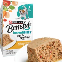 Purina Beneful IncrediBites Pate with Real Chicken Recipe Small Breed Wet Dog Food, 3-oz can, case of 24