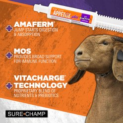 Sure Champ Appetite Plus Gel Farm Animal Supplement, 60-mL tube slide 2 of 6