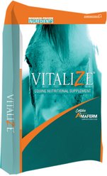 Vitalize Equine Protein Pellet Muscular Horse Supplement, 40-lb bag