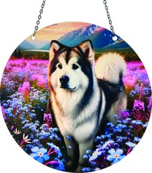 d'ears Alaskan Malamute Suncatcher