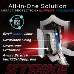 Professional's Choice Strike Sports Medicine Horse Boot, White, Medium, 4 count slide 2 of 7