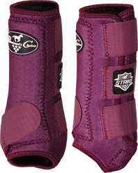 Professional's Choice Strike Sports Medicine Horse Boot, Fronts, Wine, Medium, 2 count