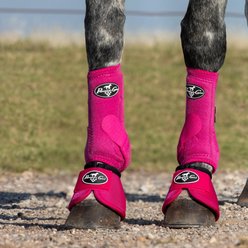 Professional's Choice Strike Sports Medicine Horse Boot, Fronts, Raspberry, Medium, 2 count slide 2 of 5