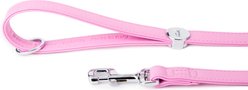 myfamily Hermitage Leather Dog Leash, Pink, 4-ft long, 0.6-in wide