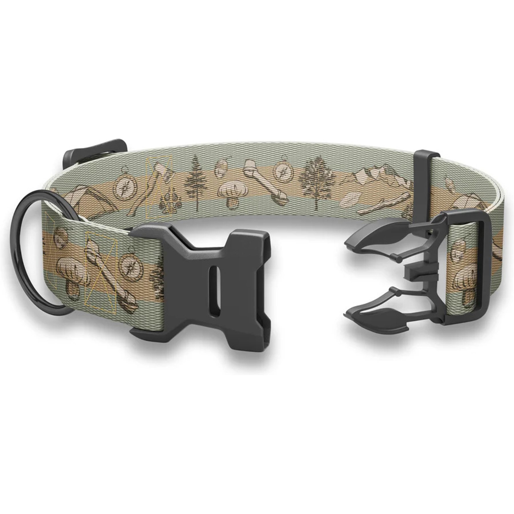 Wingo Outdoors Coosa Dog Collar, Backcountry, Medium: 14 to 22-in neck, 1-in wide