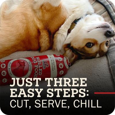 Show full view: Redbarn Naturals Beef Recipe Dog Food Roll, 64-oz roll slide 3 of 11