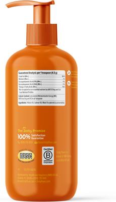 Show full view: Zesty Paws Wild Alaskan Omega-3 Pollock+Salmon Oil Liquid Skin & Coat Supplement for Dogs & Cats, 32-fl oz bottle slide 8 of 10