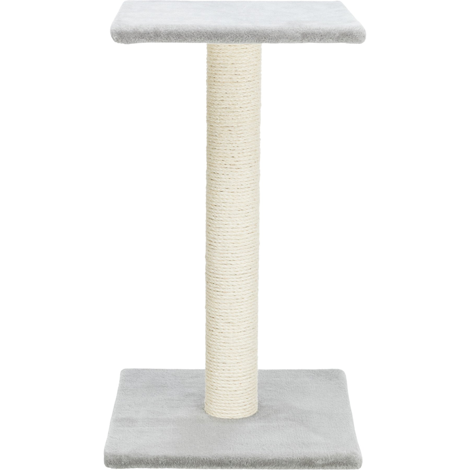 TRIXIE Espejo 27.2-in Fleece Cat Scratching Post, Platinum Gray
