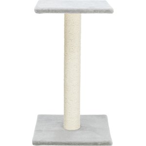TRIXIE Espejo 27.2-in Fleece Cat Scratching Post, Platinum Gray