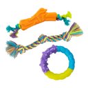 Pupstages Orka Teething Small Dogs & Puppies Dental Chew Toys, 3 count