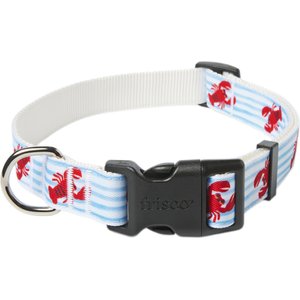 Frisco Coastal Lobster Dog Collar, L/XL: 18 to 26-in neck, 1-in wide