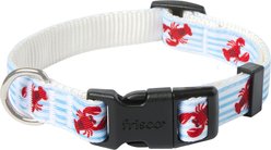 Frisco Coastal Lobster Dog Collar, S: 10 to 14-in neck, 5/8-in wide