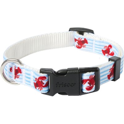 Frisco Frisco Coastal Lobster Dog Collar, S: 10 to 14-in neck, 5/8-in wide