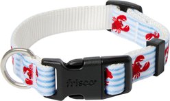 Frisco Coastal Lobster Dog Collar, XS: 8 to 12-in neck, 5/8-in wide