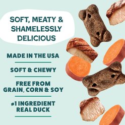 Shameless Pets Lucky Ducky Meaty Tenders Grain-Free Soft & Chewy Dog Treats, 1.5-lb bag slide 2 of 7