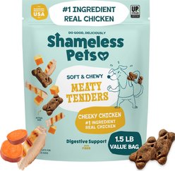 Shameless Pets Cheeky Chicken Meaty Tenders Soft & Chewy Dog Treats, 24-oz bag