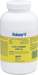 Viokase-V Powder for Dogs & Cats, 12-oz