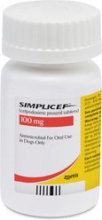 Simplicef (Cefpodoxime Proxetil) Tablets for Dogs, 100-mg, 1 tablet