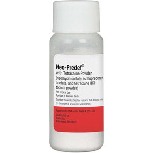 Neo-Predef with Tetracaine Topical Powder for Dogs, Cats & Horses, 15-gm