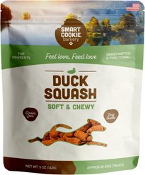Smart Cookie Barkery Duck & Squash Dog Treats, 5-oz bag