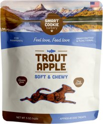 Smart Cookie Barkery Trout & Apple Grain-Free Dog Treats, 5-oz bag