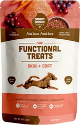 Smart Cookie Barkery Skin & Coat Salmon Dog Treats, 8-oz bag