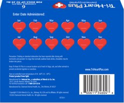 Tri-Heart Plus Chewable Tablet for Dogs, up to 25 lbs, (Blue Box), 6 Chewable Tablets (6-mos. supply) slide 2 of 9
