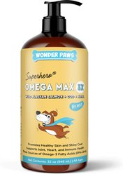 Wonder Paws Fish Oil Skin, Joint, Immune & Heart Health Liquid Supplement for Dogs, 32-fl oz bottle