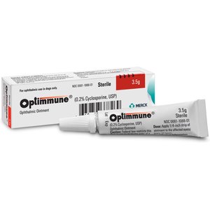 Optimmune (0.2% Cyclosporine) Ophthalmic Ointment for Dogs, 3.5-g