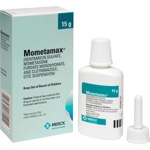 Mometamax (Gentamicin / Mometasone / Clotrimazole) Otic Suspension for Dogs, 15-g