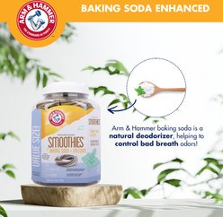 Arm & Hammer Products Smoothies Round Shape Value Bucket Mint Flavor Dental Dog Treats, 2.4-lb bag, 32 count slide 2 of 7